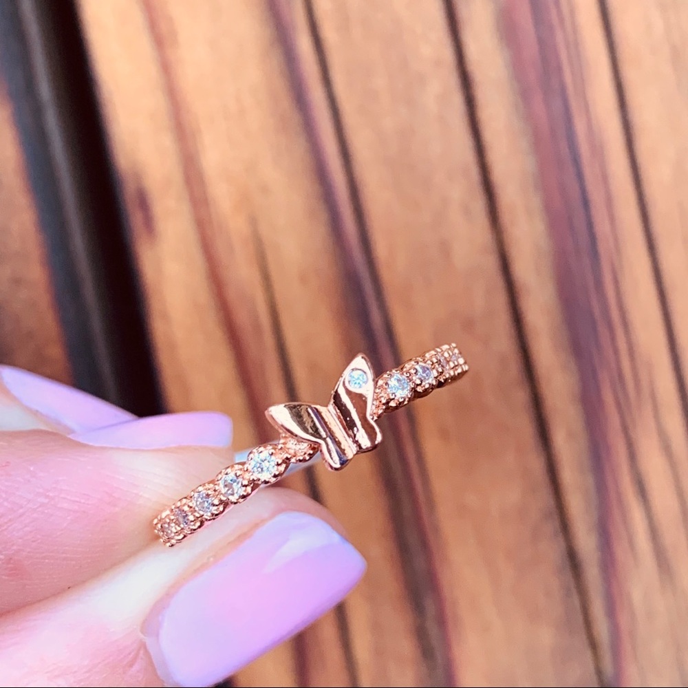 FLY WITH ME ♡ AAA Cubic Zirconia Ring - Picture 6 of 8